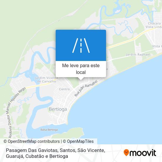 Pasagem Das Gaviotas mapa
