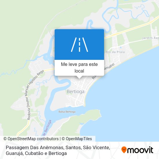 Passagem Das Anêmonas mapa