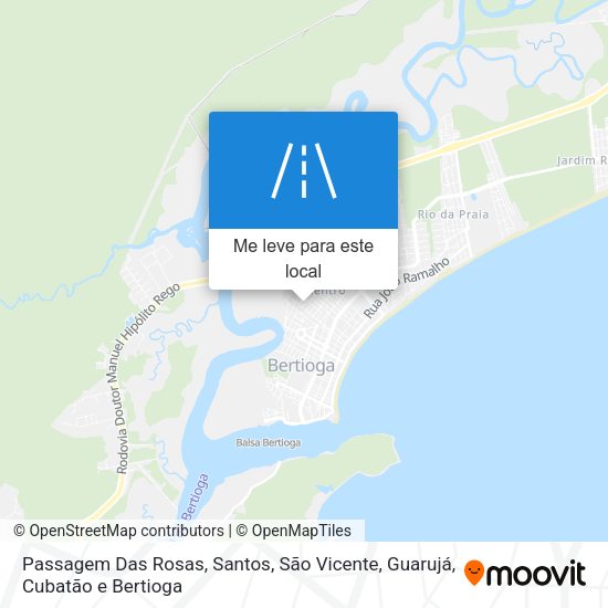 Passagem Das Rosas mapa