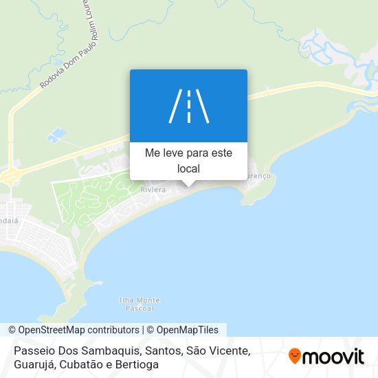 Passeio Dos Sambaquis mapa