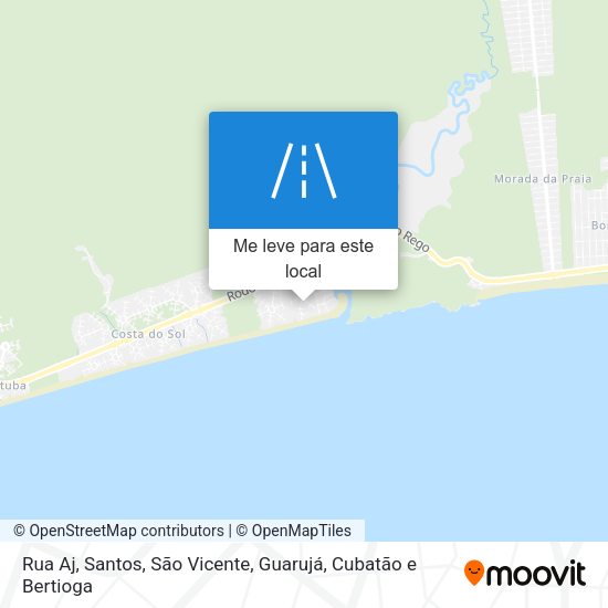 Rua Aj mapa
