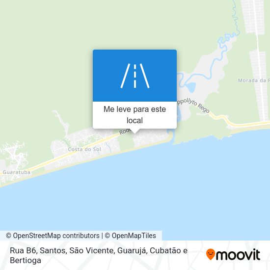 Rua B6 mapa