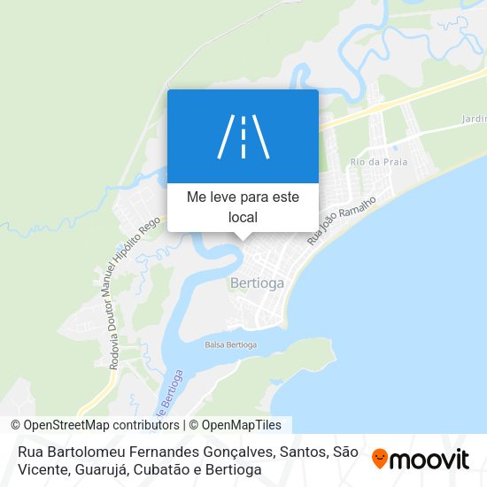 Rua Bartolomeu Fernandes Gonçalves mapa