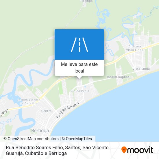 Rua Benedito Soares Filho mapa