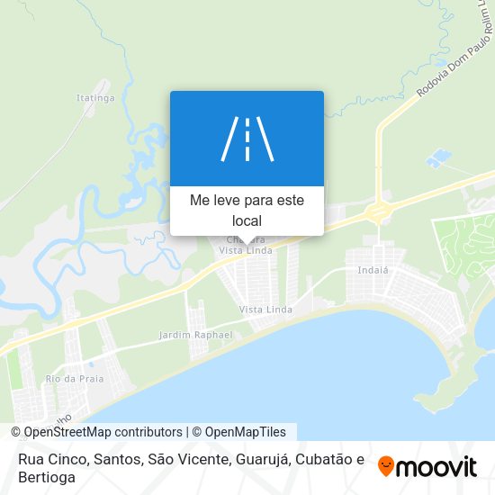 Rua Cinco mapa
