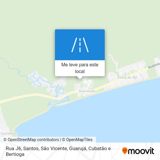 Rua J6 mapa