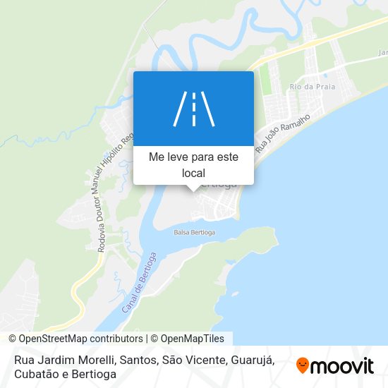 Rua Jardim Morelli mapa
