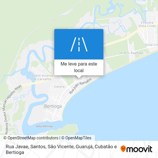 Rua Javae mapa