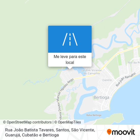 Rua João Batista Tavares mapa