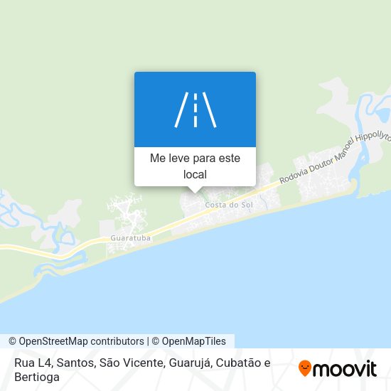 Rua L4 mapa