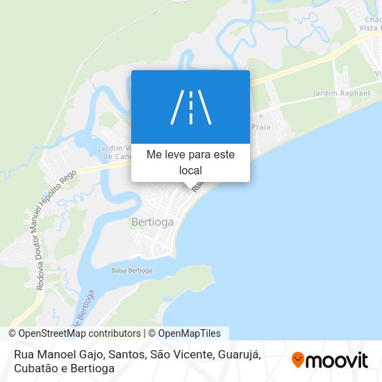 Rua Manoel Gajo mapa