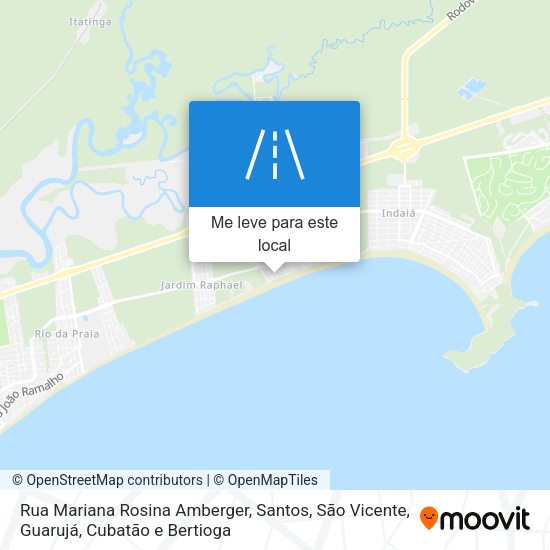 Rua Mariana Rosina Amberger mapa