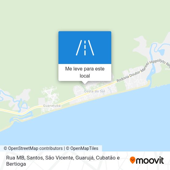 Rua MB mapa