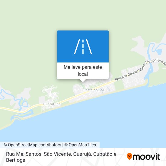 Rua Me mapa
