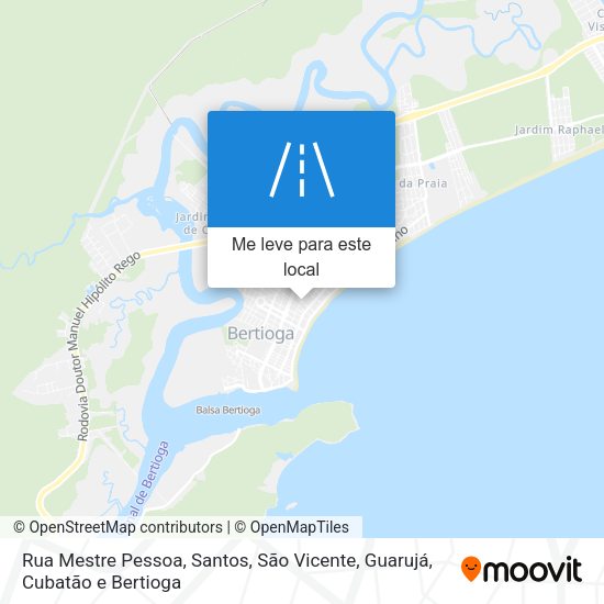Rua Mestre Pessoa mapa