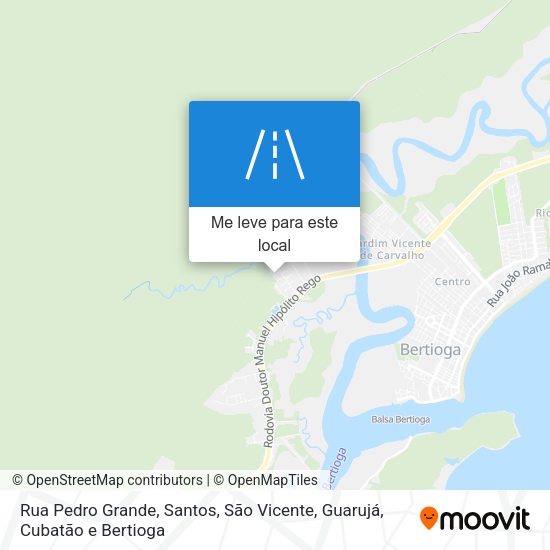 Rua Pedro Grande mapa