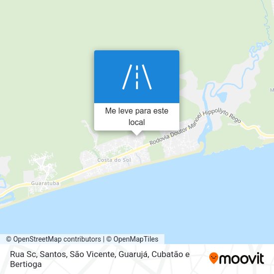 Rua Sc mapa