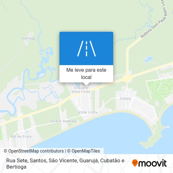 Rua Sete mapa