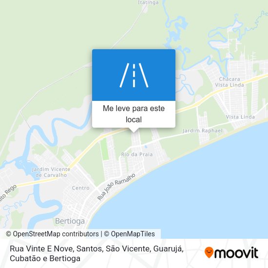 Rua Vinte E Nove mapa
