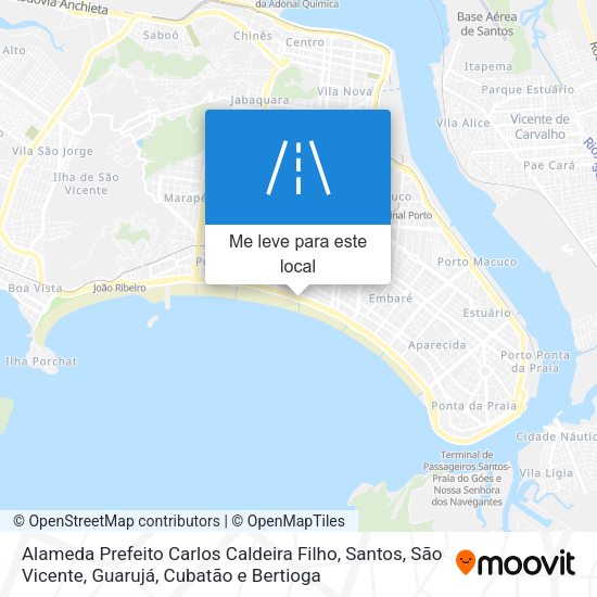 Alameda Prefeito Carlos Caldeira Filho mapa