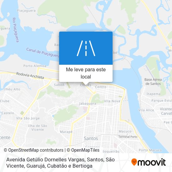 Avenida Getúlio Dornelles Vargas mapa