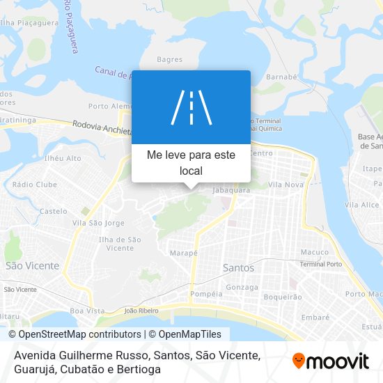 Avenida Guilherme Russo mapa