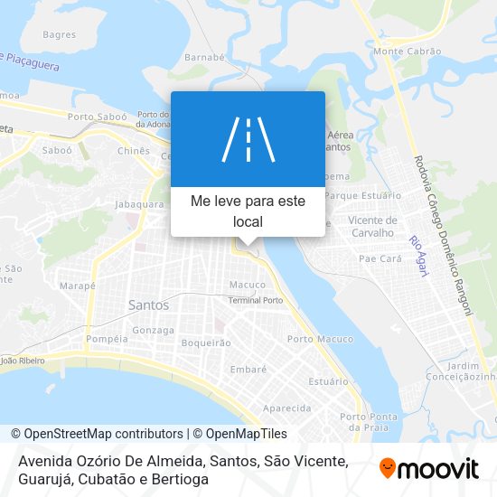 Avenida Ozório De Almeida mapa