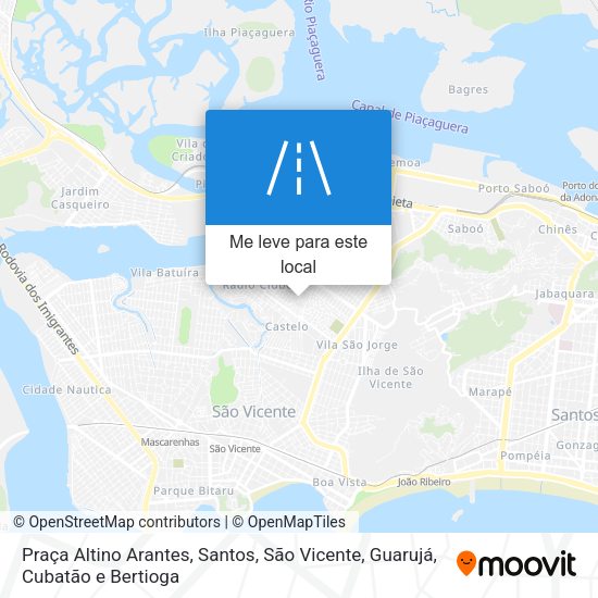 Praça Altino Arantes mapa