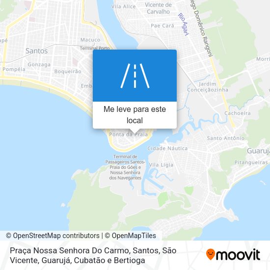 Praça Nossa Senhora Do Carmo mapa