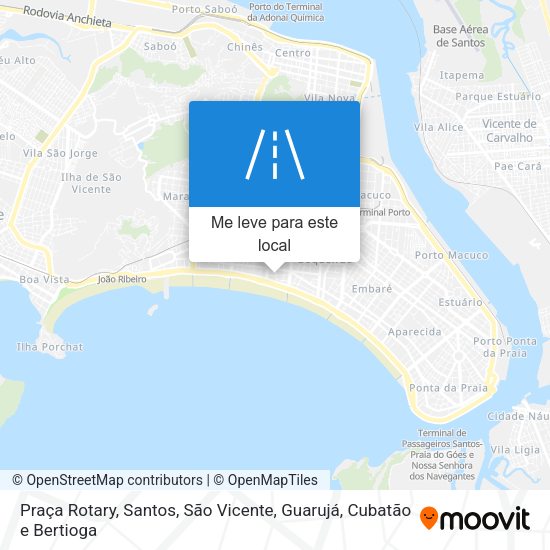 Praça Rotary mapa