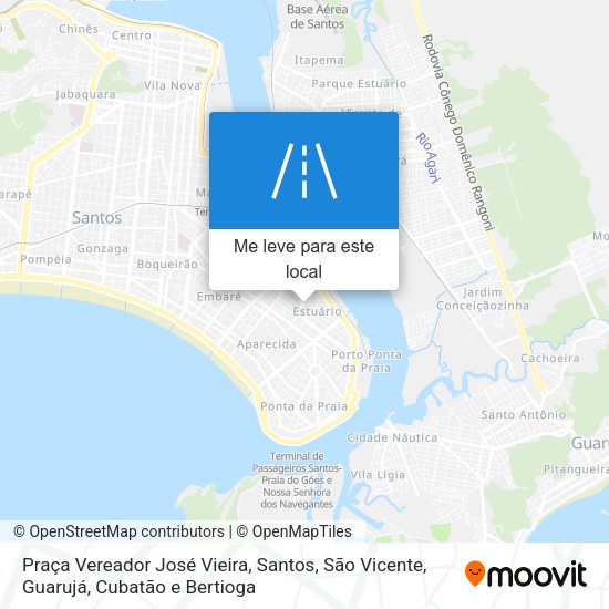 Praça Vereador José Vieira mapa