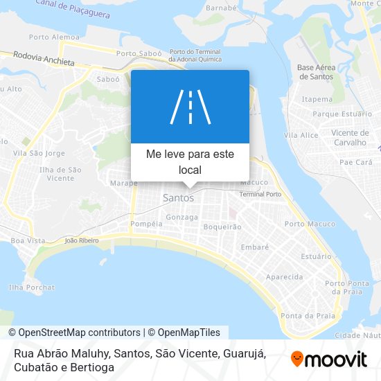 Rua Abrão Maluhy mapa