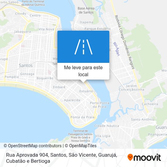 Rua Aprovada 904 mapa