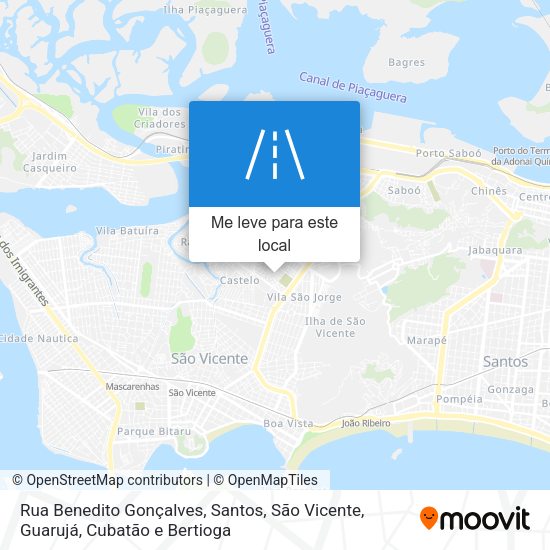 Rua Benedito Gonçalves mapa