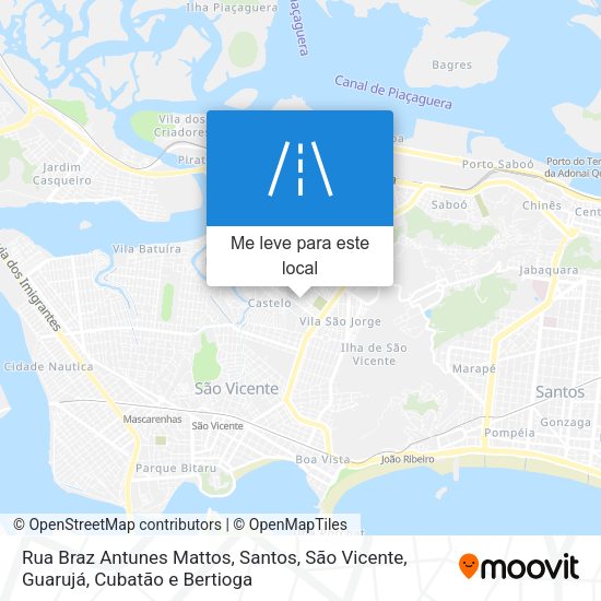 Rua Braz Antunes Mattos mapa