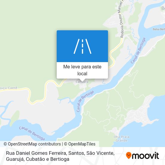 Rua Daniel Gomes Ferreira mapa