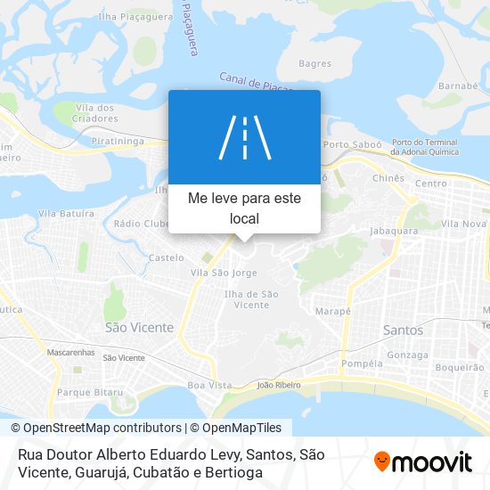 Rua Doutor Alberto Eduardo Levy mapa