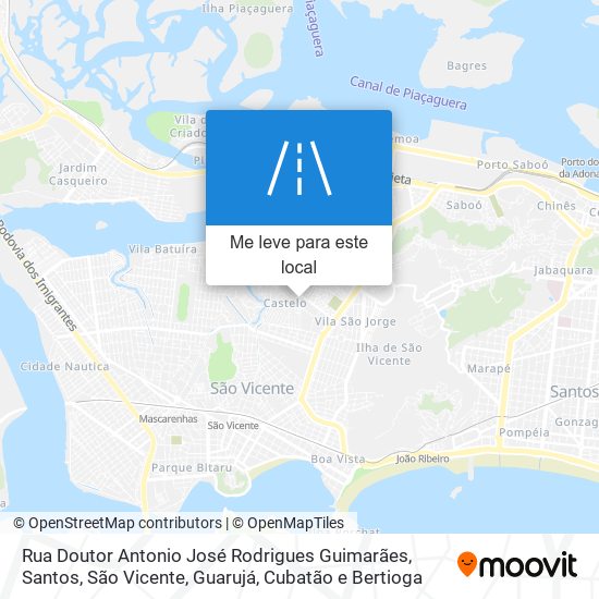 Rua Doutor Antonio José Rodrigues Guimarães mapa