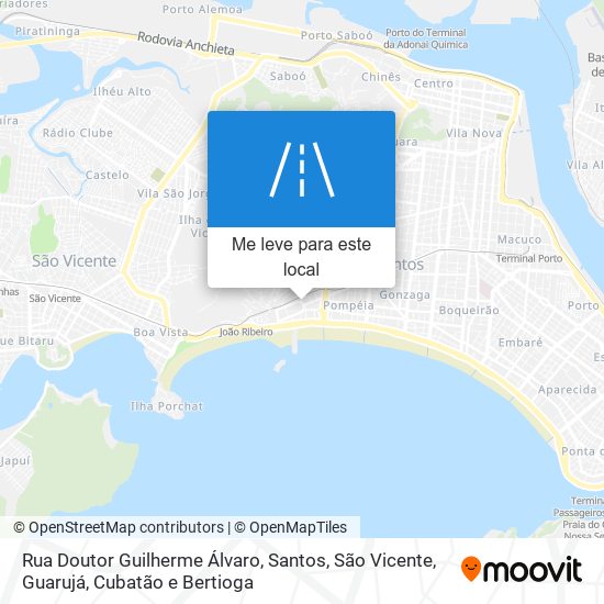Rua Doutor Guilherme Álvaro mapa