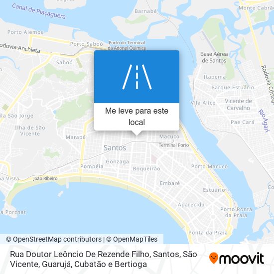 Rua Doutor Leôncio De Rezende Filho mapa