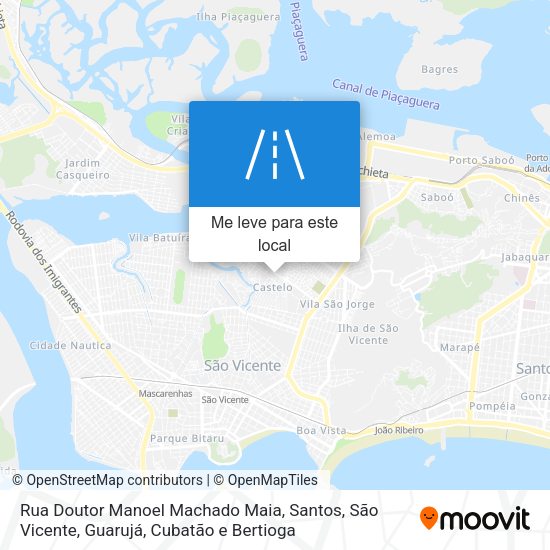 Rua Doutor Manoel Machado Maia mapa