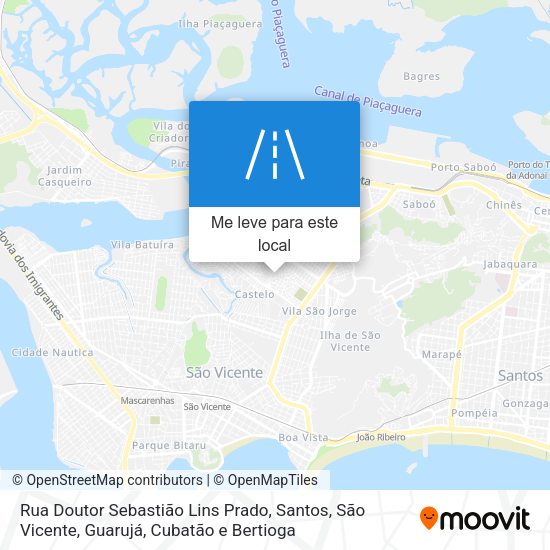Rua Doutor Sebastião Lins Prado mapa