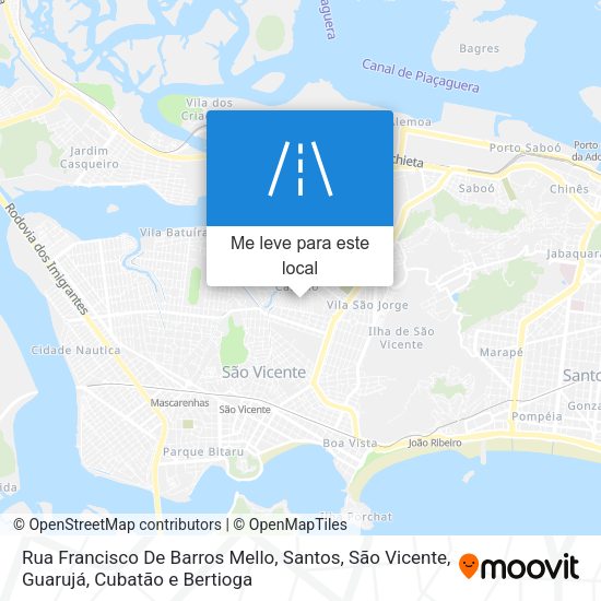 Rua Francisco De Barros Mello mapa