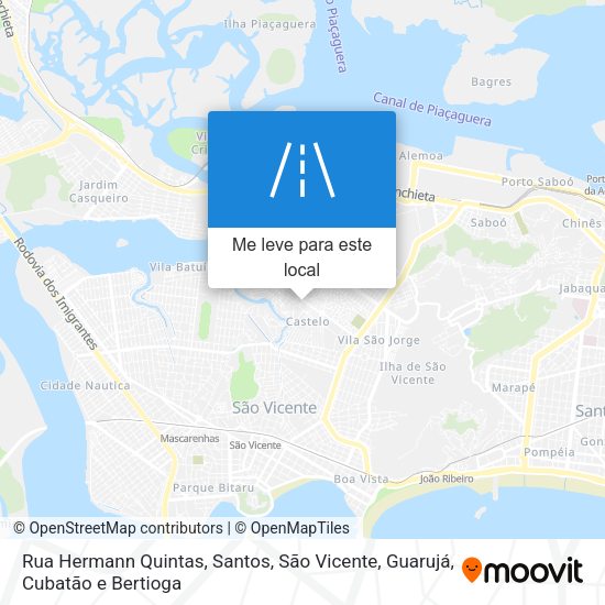 Rua Hermann Quintas mapa