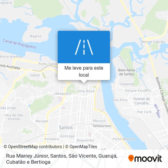 Rua Marrey Júnior mapa