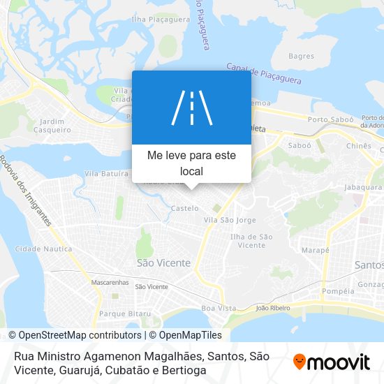 Rua Ministro Agamenon Magalhães mapa