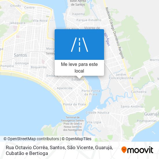 Rua Octavio Corrêa mapa