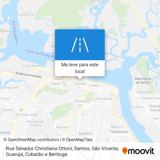 Rua Senador Christiano Ottoni mapa