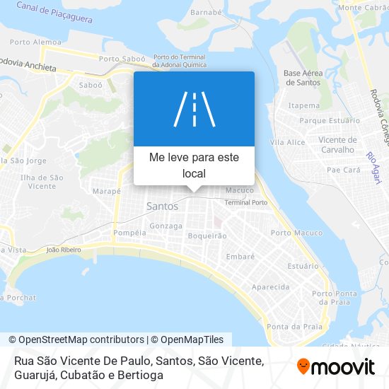 Rua São Vicente De Paulo mapa
