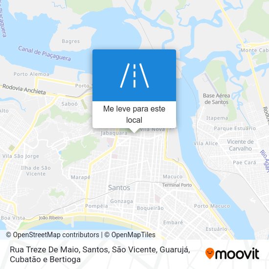 Rua Treze De Maio mapa